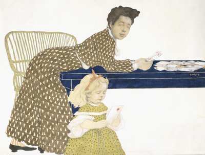 Kortspillerne, ca. 1903 af Leon Bakst