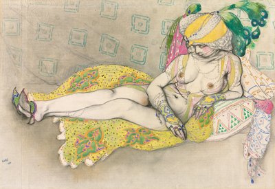 Den gule sultana af Leon Bakst