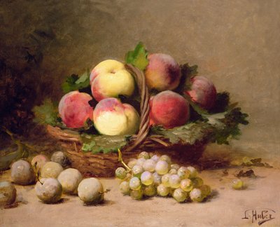 Stilleben af frugt af Leon Charles Huber