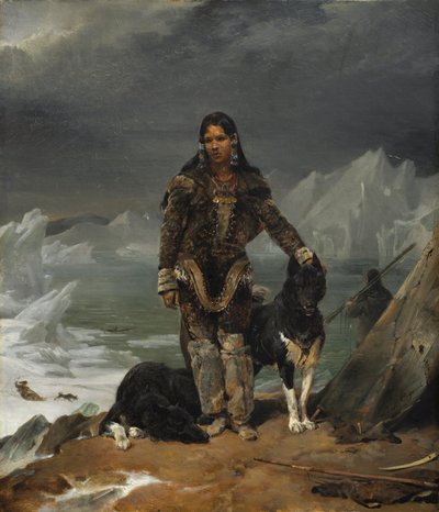En kvinde fra eskimoernes land af Léon Cogniet