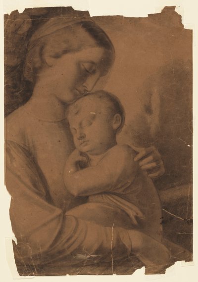 Madonna og barn af Leon Dabo