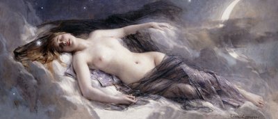 Luna, af Leon Francois Comerre