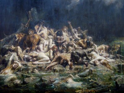 Syndfloden af Leon Francois Comerre