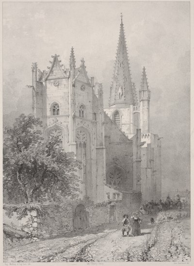 Hennebont Kirke, Bretagne af Leon Gaucherel