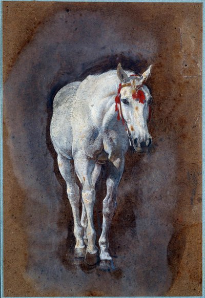 En Hestetegning af Leon Joseph Florentin Bonnat
