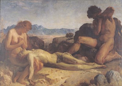 Adam og Eva finder Abels lig af Leon Joseph Florentin Bonnat