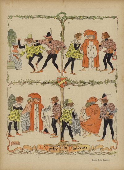 Illustration til Le Rire af Leon Lebegue