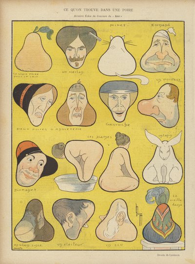 Illustration til Le Rire af Leon Lebegue