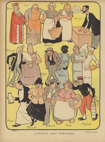 Illustration til Le Rire af Leon Lebegue