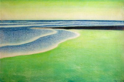 Grønt havlandskab af Leon Spilliaert