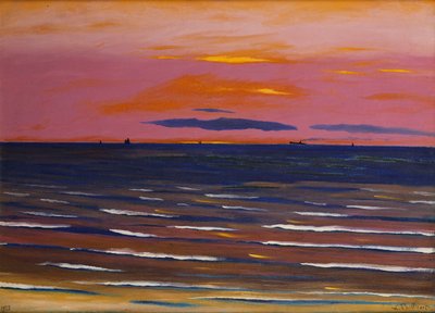 Marine-Nat; Søværnets-aften af Leon Spilliaert