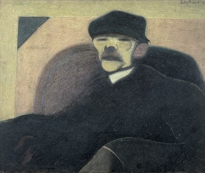 Manden med det røde øre, Portræt af Gorky af Leon Spilliaert