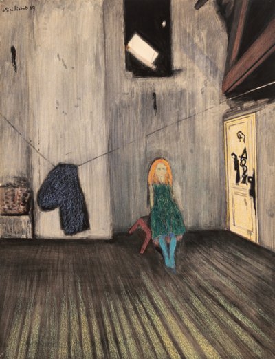 Helt alene, 1909. af Leon Spilliaert