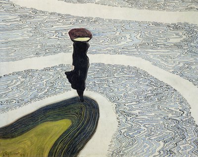 Kvinde ved kystlinjen af Leon Spilliaert