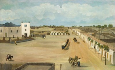 Gamle Mesilla Plaza af Leon Trousset