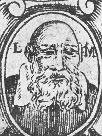 Selvportræt fra Chaje Jehuda Life of Yehudah af Leon of Modena