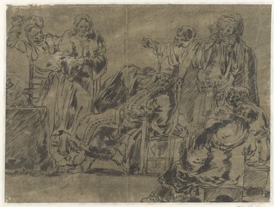 Kristus foran ypperstepræsten af Leonaert Bramer