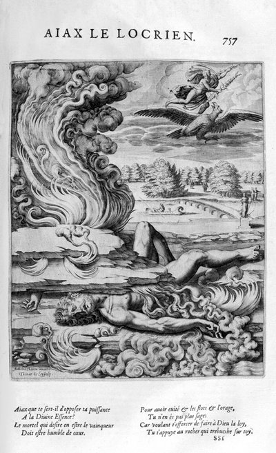 Ajax den Mindre, 1615. af Leonard Gaultier