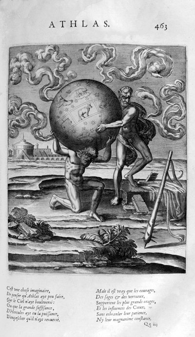 Atlas, 1615 af Leonard Gaultier
