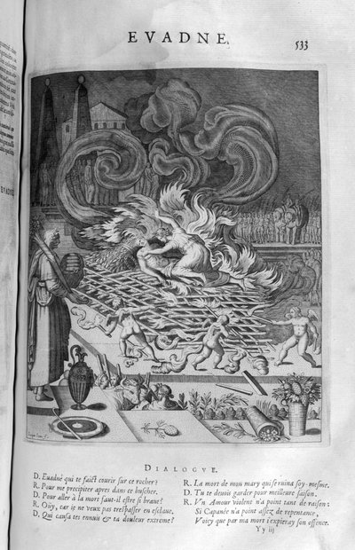 Evadne, 1615 af Leonard Gaultier