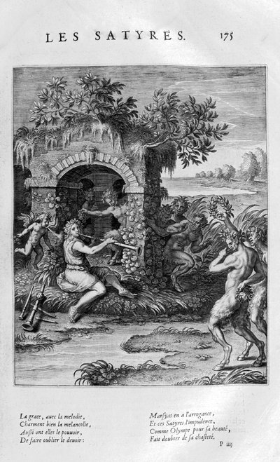 Satyrer, 1615 af Leonard Gaultier