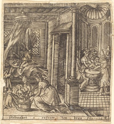 Johannes Døberens fødsel af Leonard Gaultier
