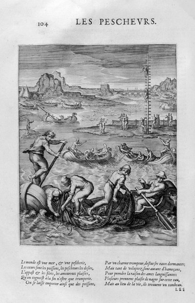 Fiskeren, 1615 af Leonard Gaultier