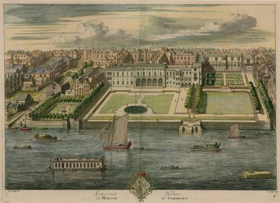 Somerset House, London af Leonard Knyff