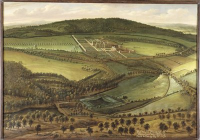 The North Prospect of Hampton Court, ca. 1699 af Leonard Knyff