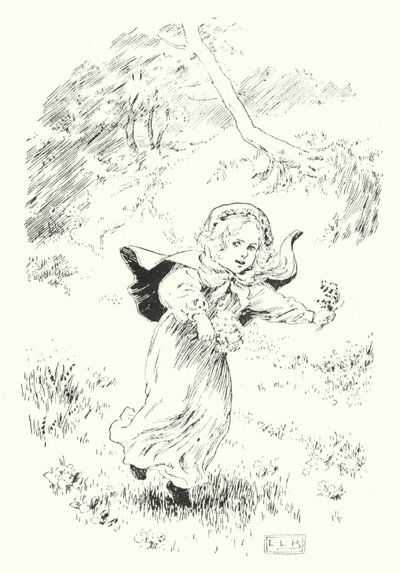 Her er jeg, lille hoppende Joan (gravering) af Leonard Leslie Brooke