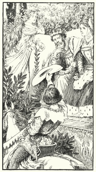 Her kommer en lystbejler (gravering) af Leonard Leslie Brooke