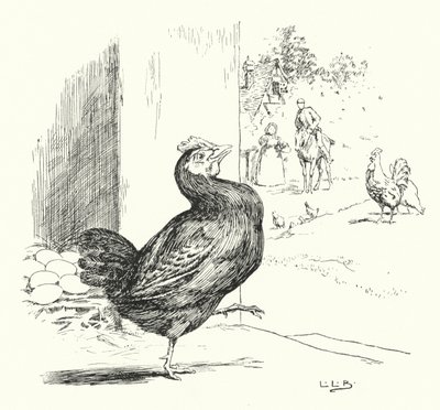 Higgly Piggly, min sorte høne (gravering) af Leonard Leslie Brooke