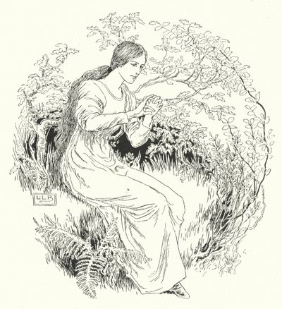 Jeg gik til skoven og fik den (gravering) af Leonard Leslie Brooke