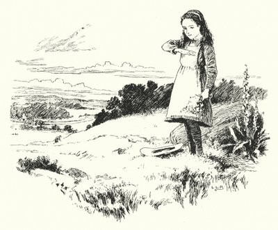 Lady bird, lady bird, flyv hjem (gravering) af Leonard Leslie Brooke