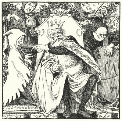 Old King Cole (gravering) af Leonard Leslie Brooke
