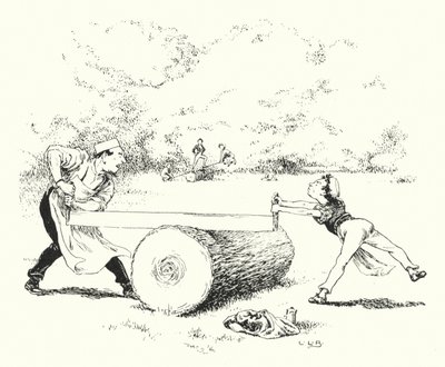 Se, så, Margery Daw (gravering) af Leonard Leslie Brooke