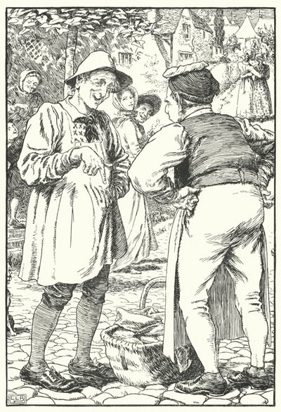 Simple Simon (gravering) af Leonard Leslie Brooke