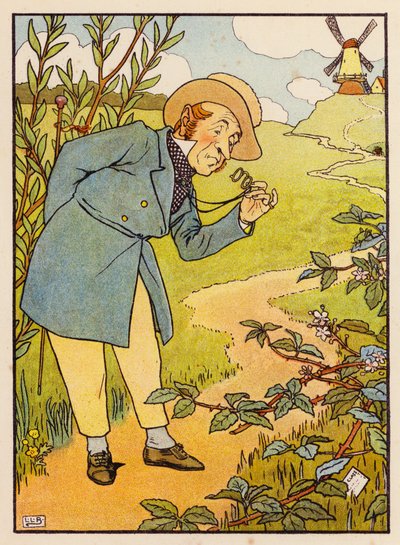 De nye klæder (farvelitografi) af Leonard Leslie Brooke
