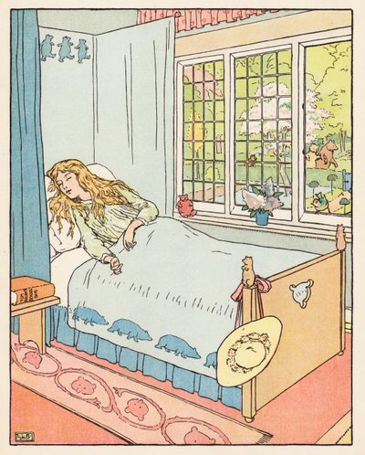 De tre bjørne (farvelitografi) af Leonard Leslie Brooke