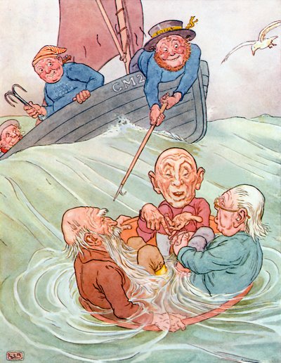 De tre vise mænd fra Gotham af Leonard Leslie Brooke