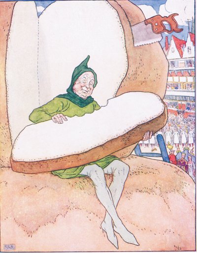 Det enorme bjerg af brød af Leonard Leslie Brooke