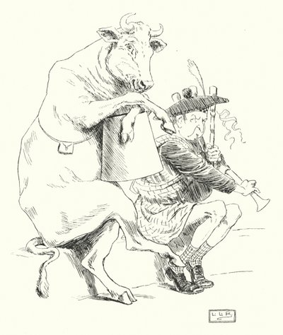 Der var en piber, han havde en ko (gravering) af Leonard Leslie Brooke