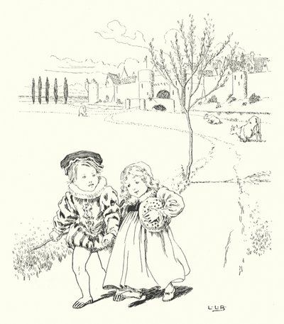 At markedsføre, at markedsføre, at købe en blommebolle (gravering) af Leonard Leslie Brooke
