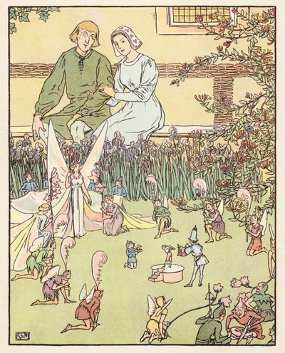 Tom Thumb (farvelitografi) af Leonard Leslie Brooke