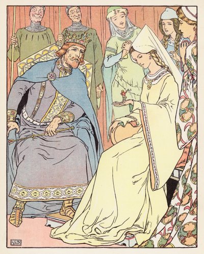 Tom Thumb (farvelitografi) af Leonard Leslie Brooke