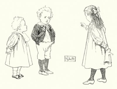 Hvad er små drenge lavet af, lavet af; hvad er små drenge lavet af (gravering) af Leonard Leslie Brooke