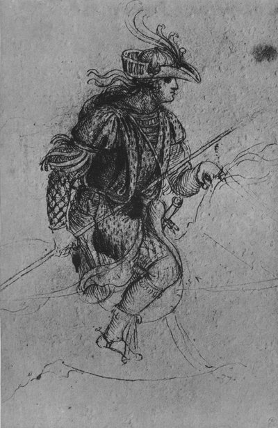 En ungdom til hest, c1480 1945 af Leonardo da Vinci