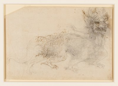 Et design til et dragekostume af Leonardo da Vinci