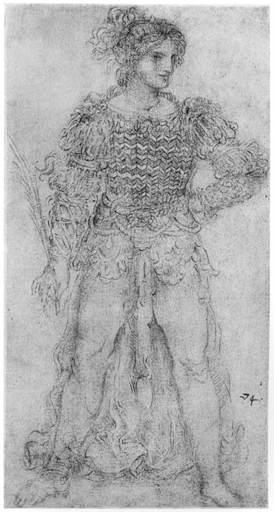 Kostumestudie, 1954 af Leonardo da Vinci
