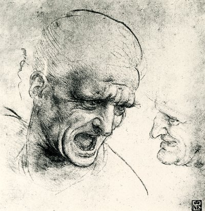 Hovedstudier af Leonardo da Vinci